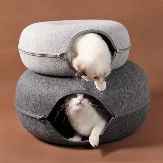 Cozy Donut Bed For Cat